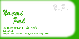 noemi pal business card